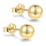 Sterling Silver Ball Stud Earrings 4mm