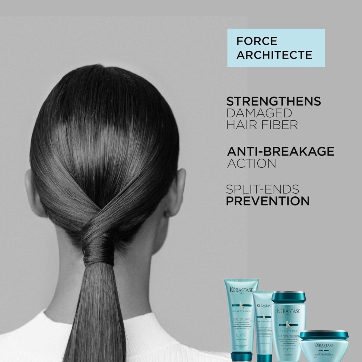 Kérastase Resistance Bain Force Architecte Shampoo (250ml) - Image 5