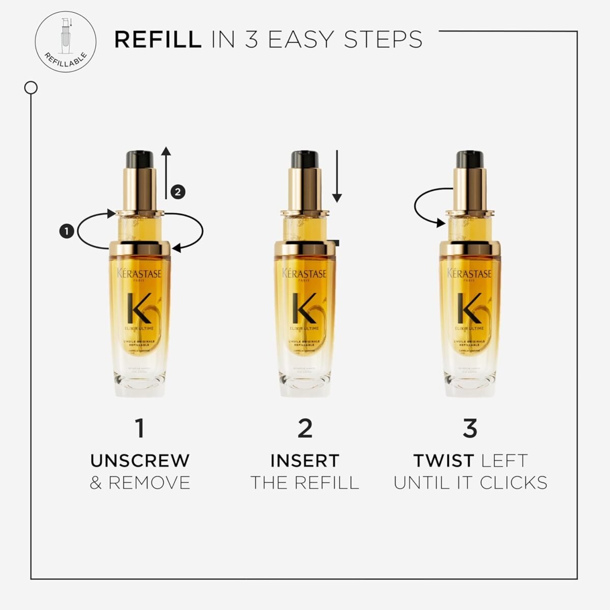 Kérastase Elixir Ultime L'Huile Originale Hair Oil (75ml) - Image 7