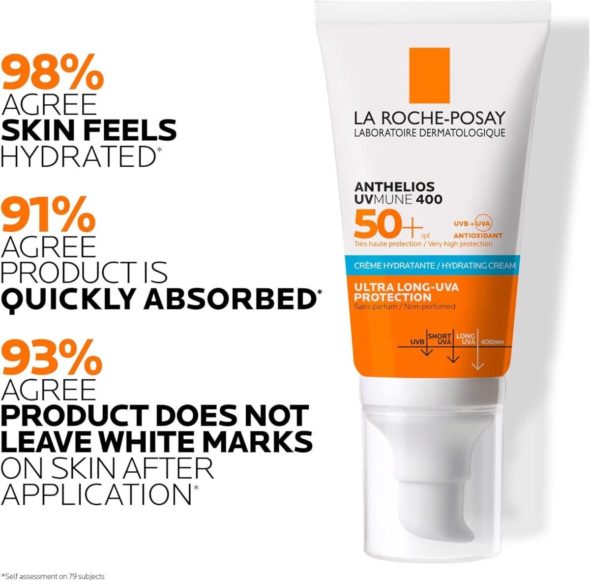 La Roche-Posay Anthelios UVMune 400 Invisible Fluid SPF50+ (50ml) - Image 3
