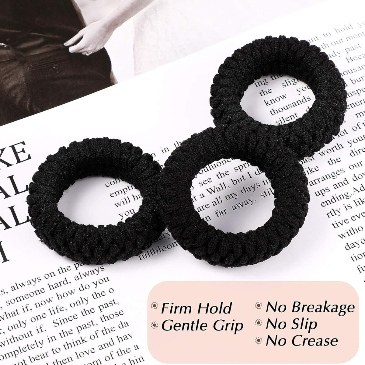Hair Ties Seamless No-Crease (16 pieces) - Image 4