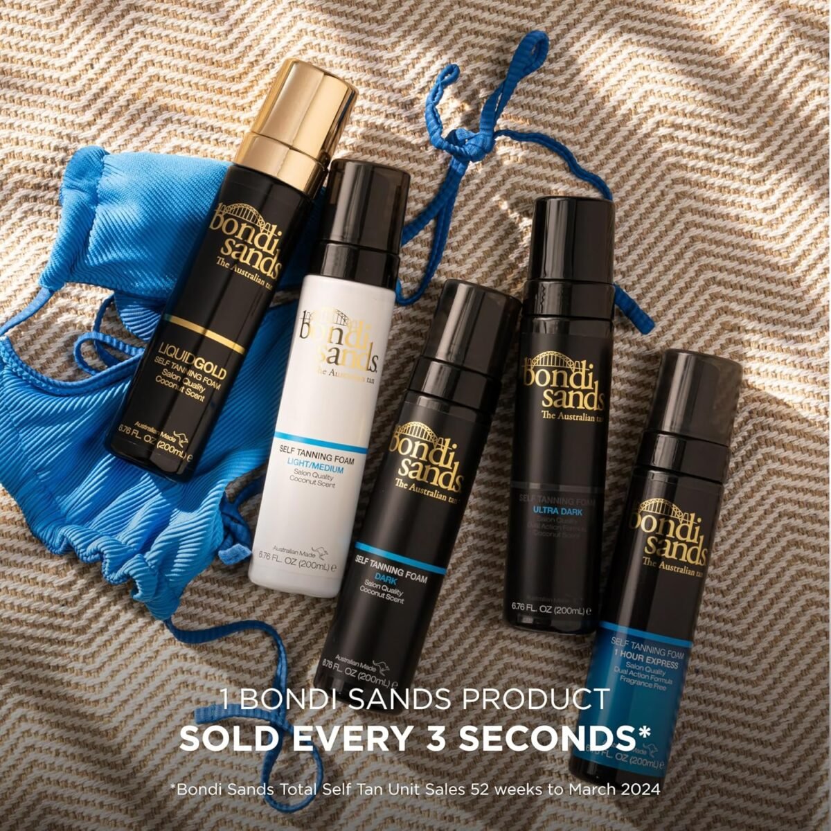 Bondi Sands Self Tanning Foam Liquid Gold (200ml) - Image 4